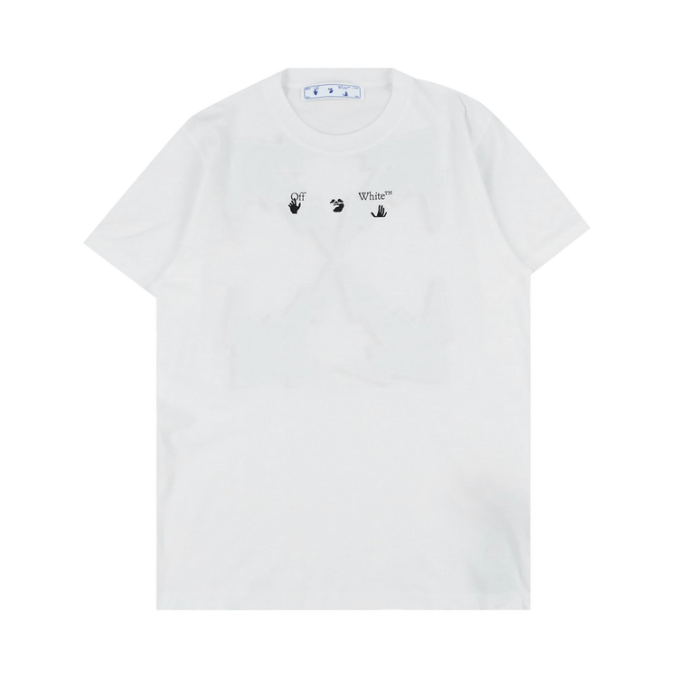Off-White Bolt Arrow Short-Sleeve Slim Tee "White/Green"