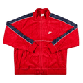 Supreme x Nike Velour Track Jacket "Red"