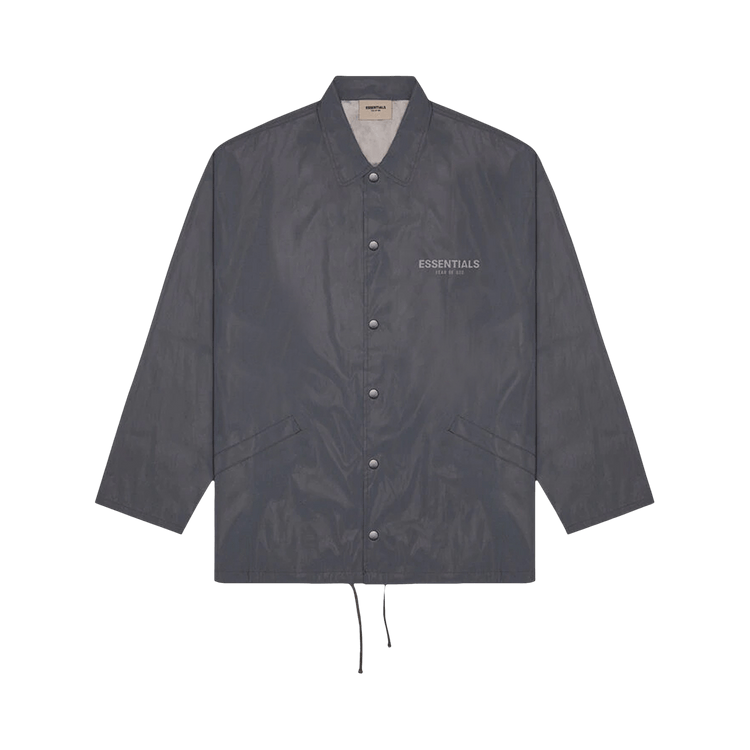 Fear of God Essentials Coach Jacket "Black Reflective"