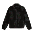 Stussy Flor Sherpa Mock Neck Jacket "Black"
