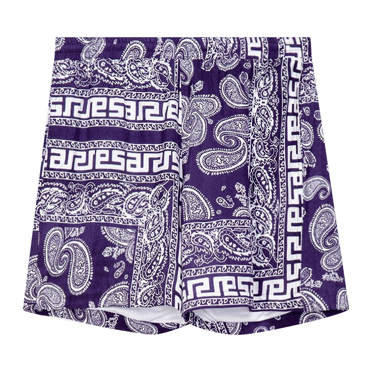 Aries Bandana Shorts "Navy"