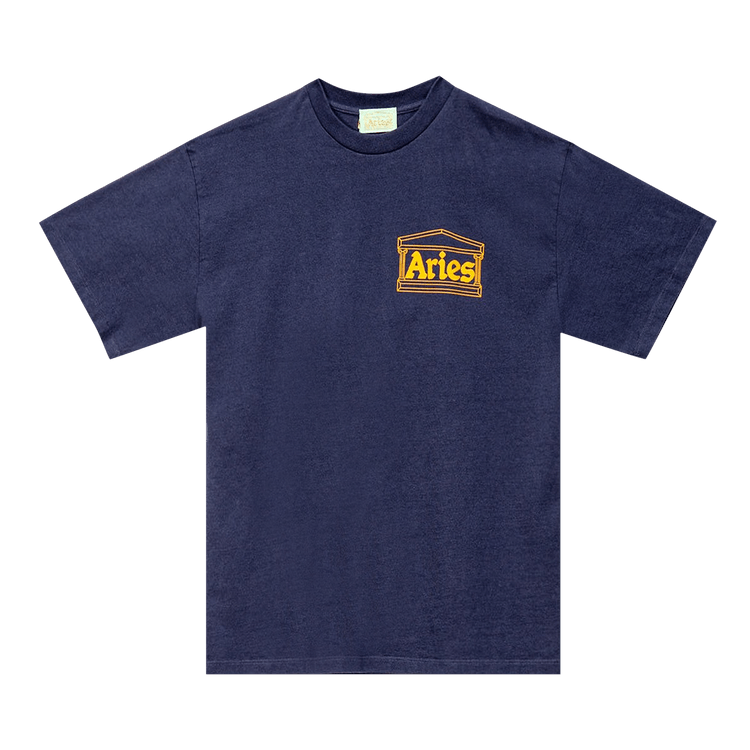 Aries Temple T-Shirt "Navy"
