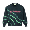 Aries No Problemo Sweatshirt "Green Tie Dye"