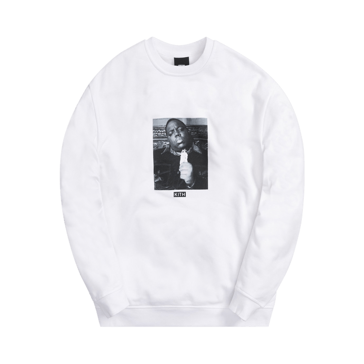 Kith For The Notorious B.I.G Mo Problems Crewneck "White"