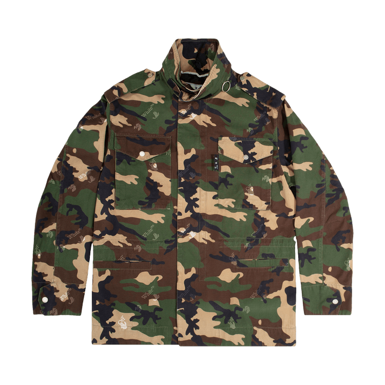 Off-White Logo Camo Field Jacket "Camo"