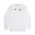 Off-White Marker Long-Sleeve Tee "White/Blue"