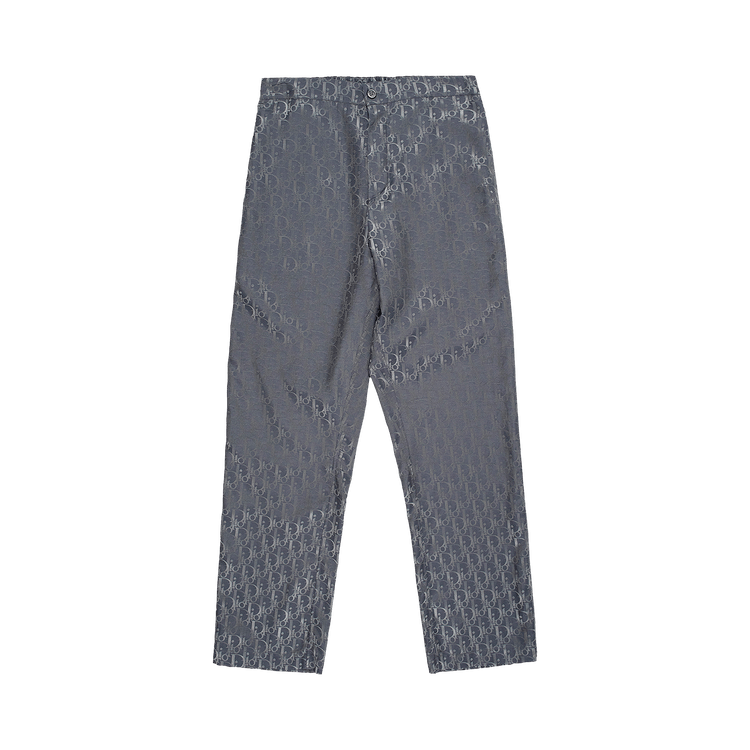 Dior New Oblique Jacquard Trouser "Grey"