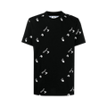 Off-White Allover Logo Short-Sleeve Tee "Black/White"