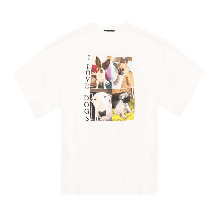 Balenciaga I Love Dogs T-Shirt "White"
