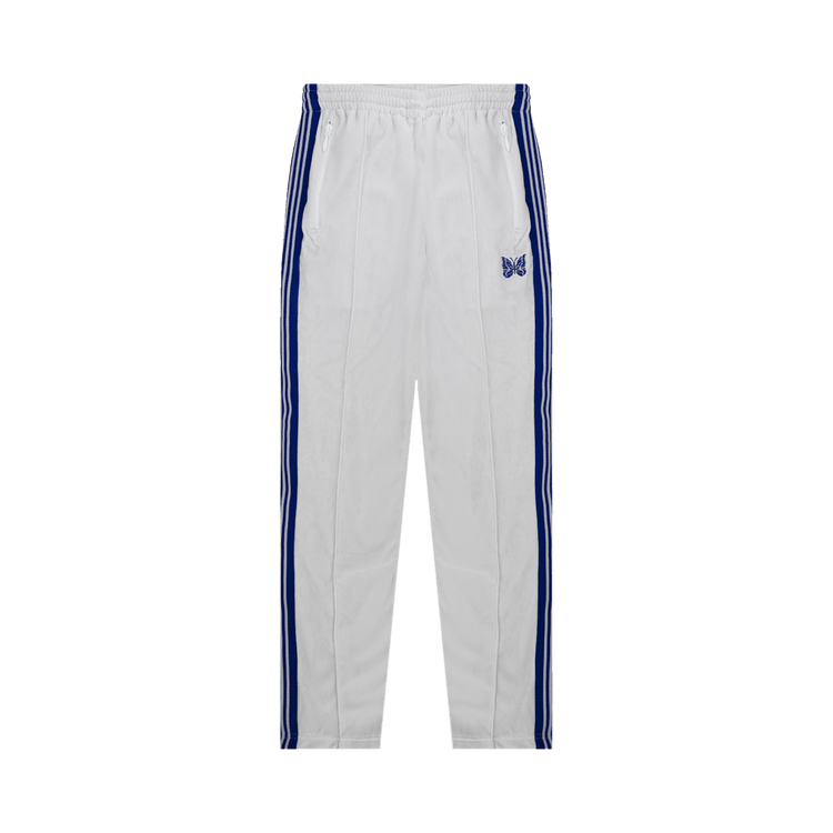 Needles Velour Track Pant "White"
