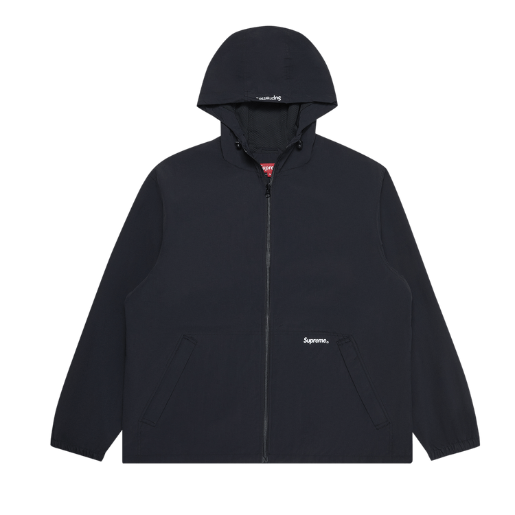 Supreme Reflective Zip Hooded Jacket "Black"