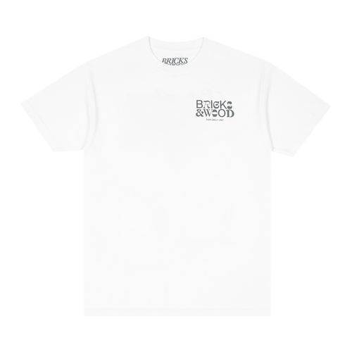 Bricks & Wood For Daily Use* T-Shirt "White"