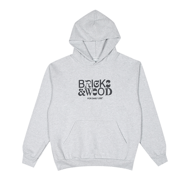 Bricks & Wood For Daily Use* Hoodie "Ash"