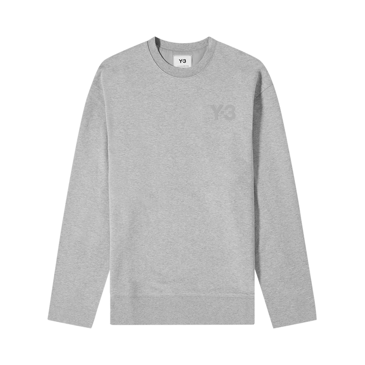Y-3 Classic Chest Logo Crew Sweatshirt "Medium Grey Heather"