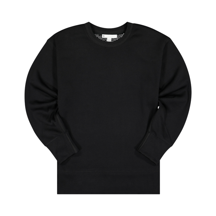 Y-3 U CH2 GFX Mesh Crew Sweatshirt "Black"