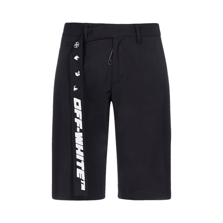 Off-White Industrial Belt Chino Shorts "Black/White"