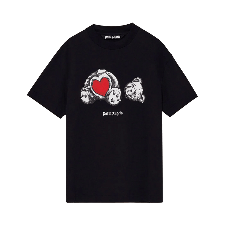 Palm Angels Bear In Love Classic Tee "Black/White"