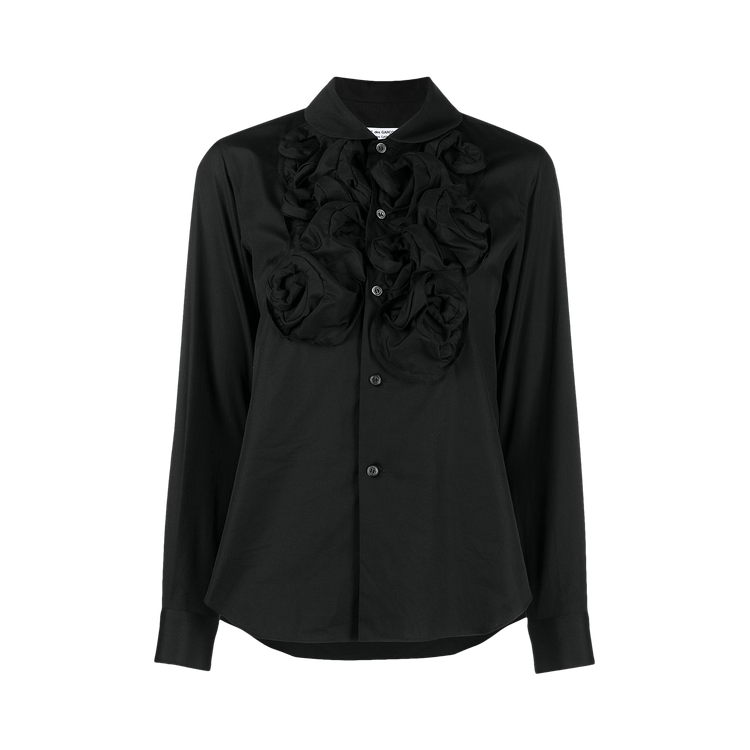 Comme des Garçons Flower Shirt "Black"