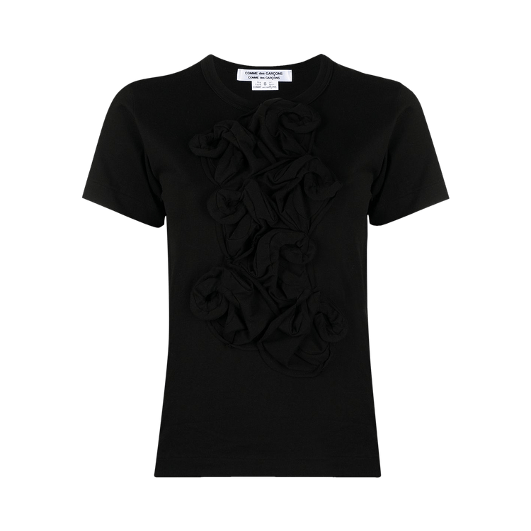Comme des Garçons Flower T-Shirt "Black"