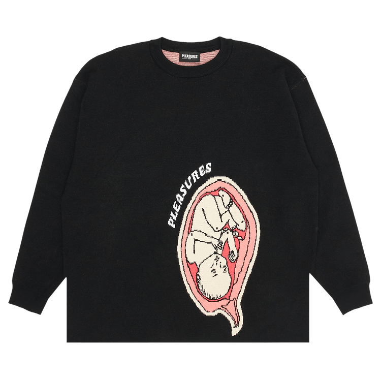 Pleasures Utero Jaquard Sweater "Black"