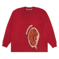 Pleasures Utero Jaquard Sweater "Maroon"
