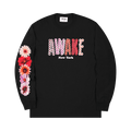 Awake NY Bloom Long-Sleeve Tee "Black"
