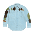 Kapital Cactus Embroidery Chambray Work Shirt "Sax Blue"