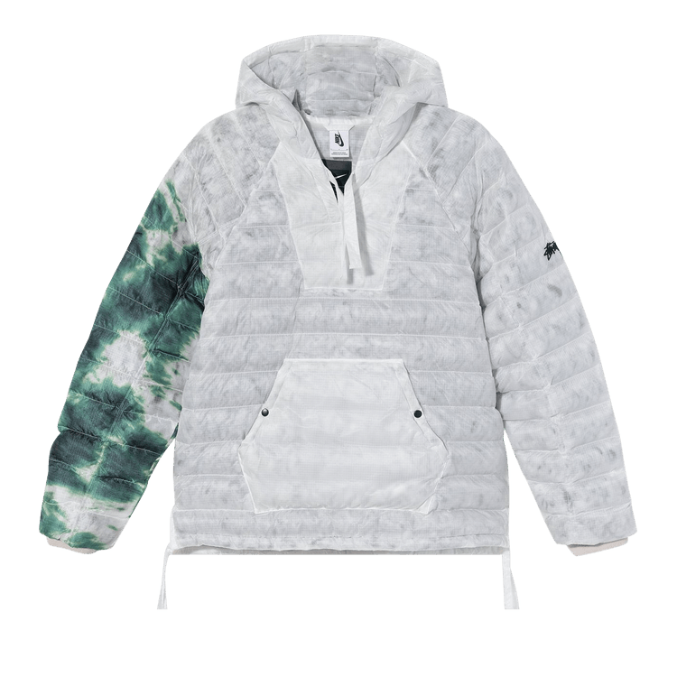 Nike x Stussy Insulated Pullover Jacket "White/Gorge Green"