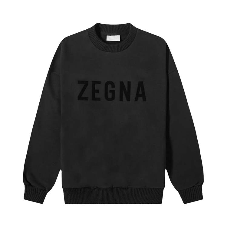 Fear of God Exclusively for Ermenegildo Zegna Oversized Sweatershirt "Black"