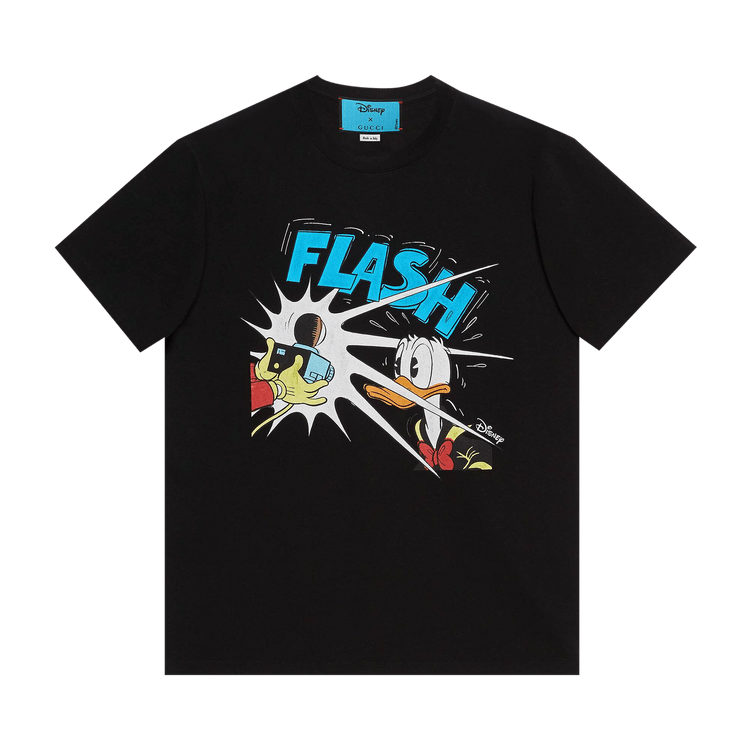 Gucci x Disney Donald Duck Print T-Shirt "Black/Multicolor"