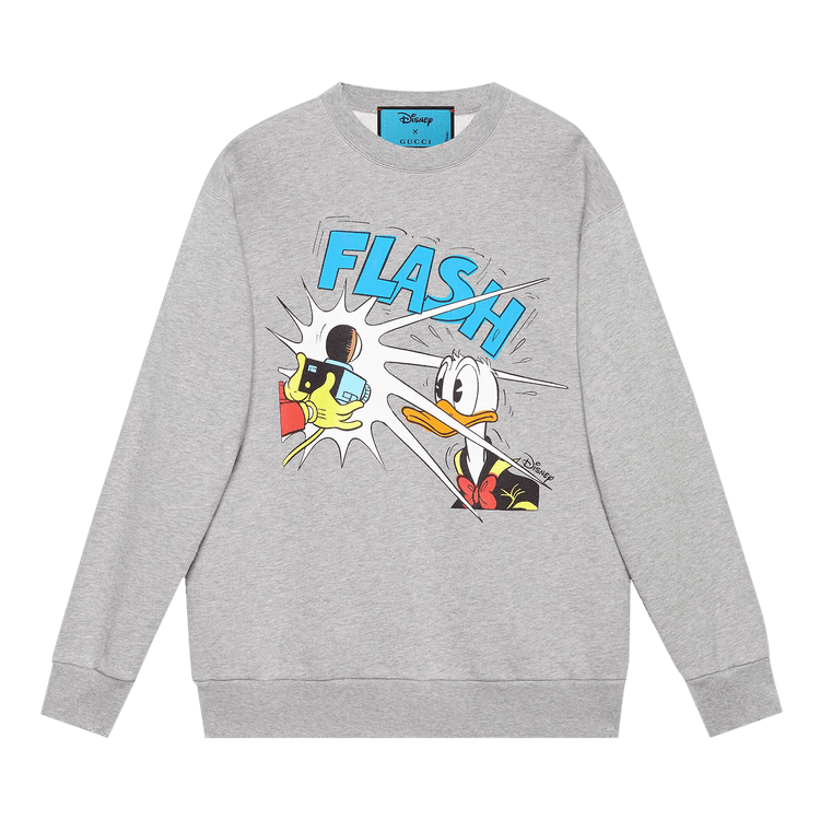Gucci x Disney Donald Duck Sweatshirt "Grey Melange"
