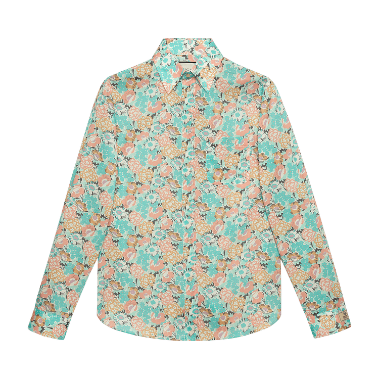 Gucci x Liberty London Floral Cotton Shirt "Multicolor"