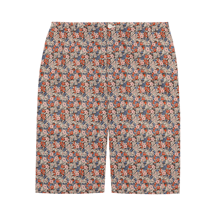 Gucci x Liberty London Floral Cotton Shorts "Red/Pink/Green"