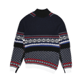 Marine Serre Regenerated Wool Knit Sweater "Grey"