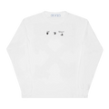 Off-White Blue Marker Double Sleeve Tee "White/Blue"