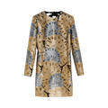 Saint Laurent Brocade Mini Dress "Noir/Metal"