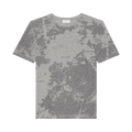 Saint Laurent Logo Dévoré T-Shirt "Heather Grey"