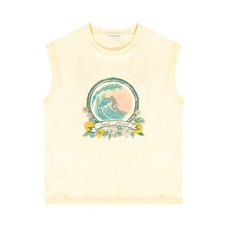 Saint Laurent Sleeveless Top "Yellow"