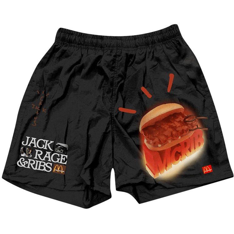 Cactus Jack by Travis Scott x McDonald's McRib Shorts 'Black'