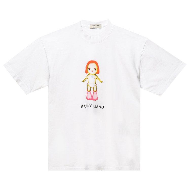 Sandy Liang Margot T-Shirt "White"