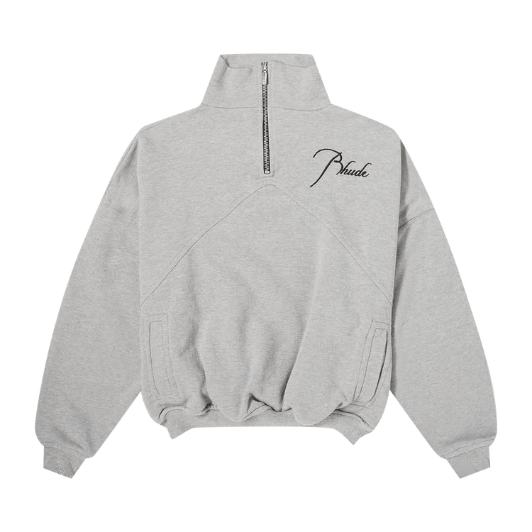 Rhude Quarter Zip "Heather Grey"
