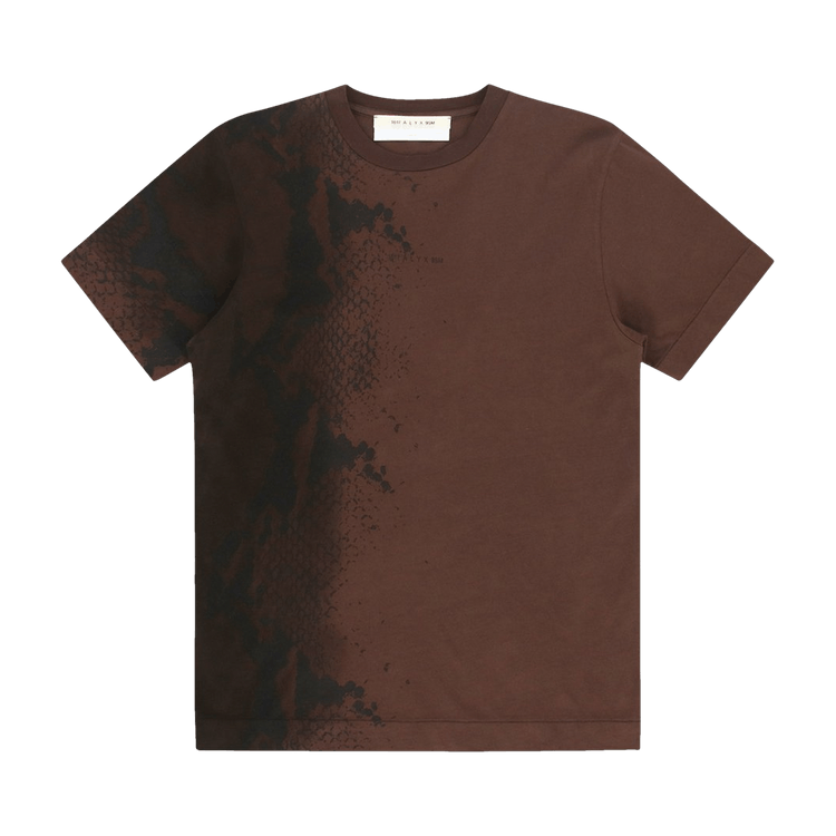 1017 ALYX 9SM Animal Print Short-Sleeve Tee "Deep Brown"