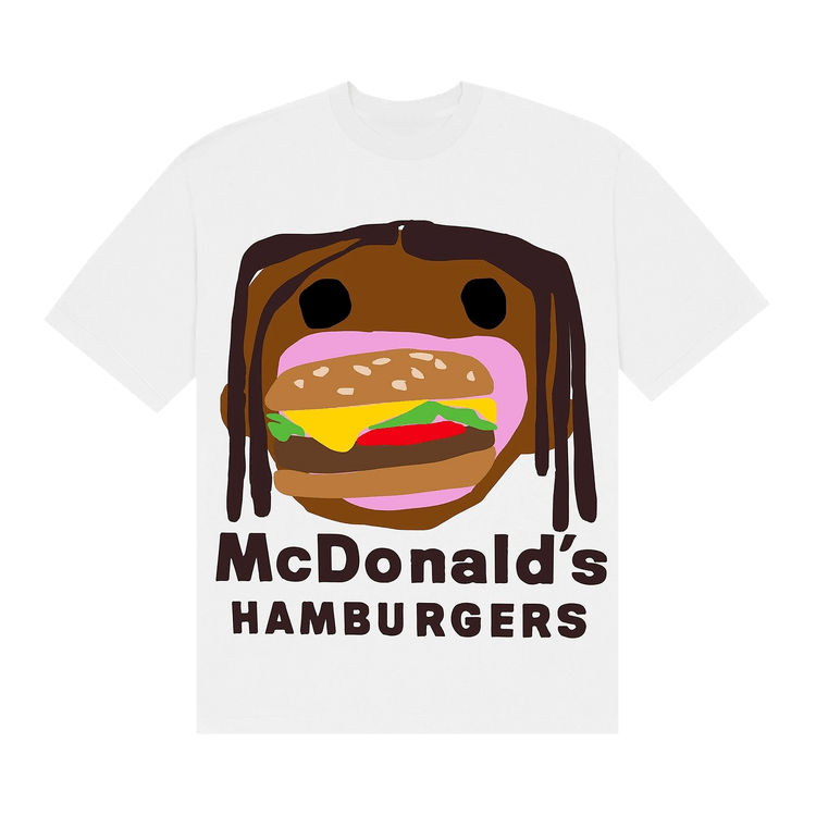 Cactus Jack by Travis Scott x Cactus Plant Flea Market Burger Mouth T-Shirt "White"