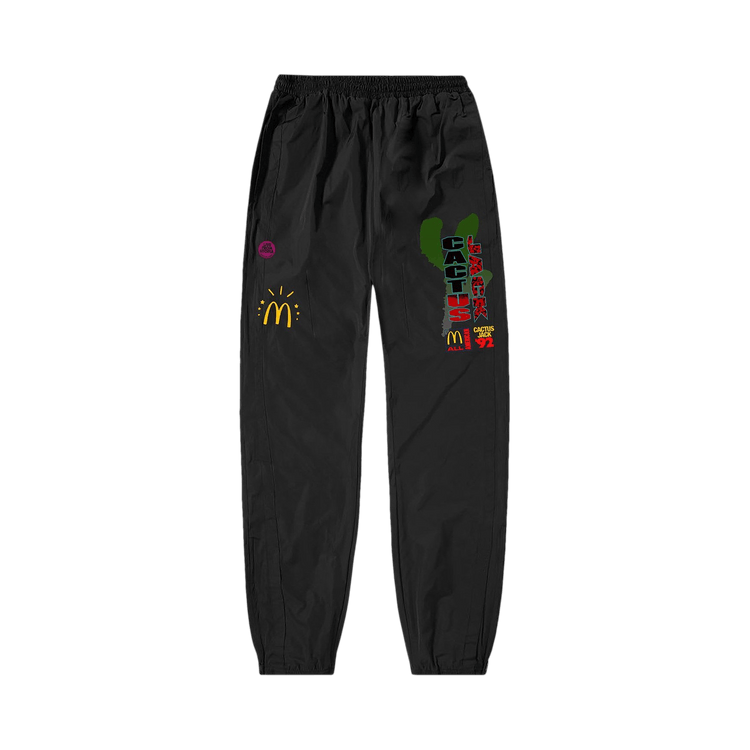 Cactus Jack by Travis Scott x McDonald's All American '92 Nylon Pants 'Black'