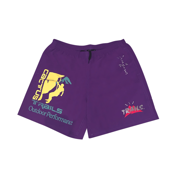 Cactus Jack by Travis Scott Climb Shorts "Purple"