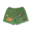 Cactus Jack by Travis Scott Running Wild Shorts "Green"