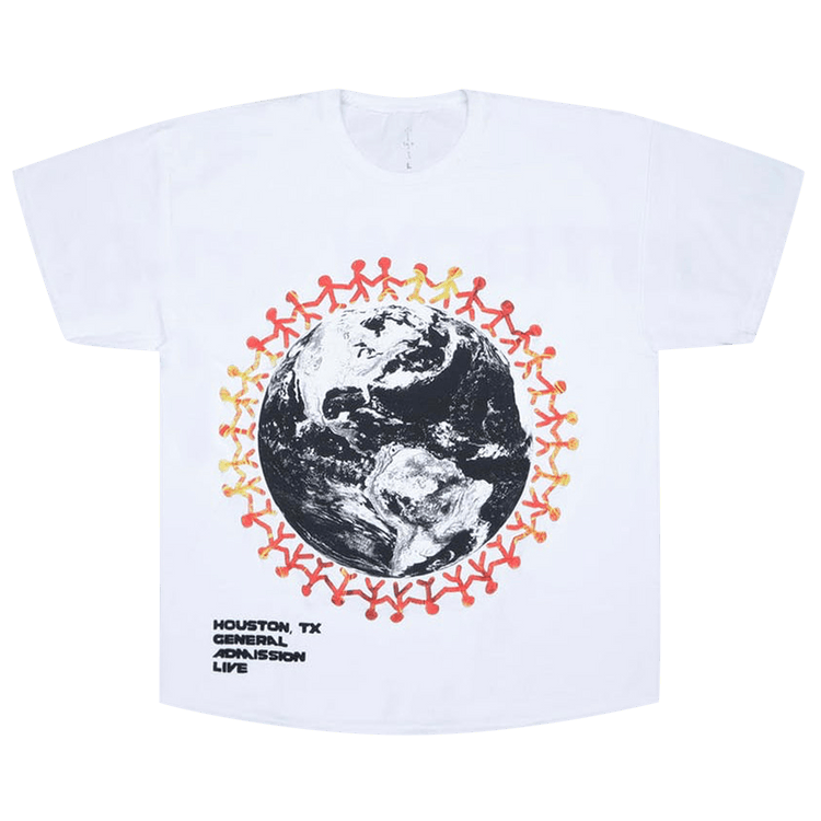 Cactus Jack by Travis Scott Around The World T-Shirt "White"