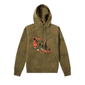 Cactus Jack by Travis Scott x Air Jordan Washed Suede Hoodie "Medium Olive"