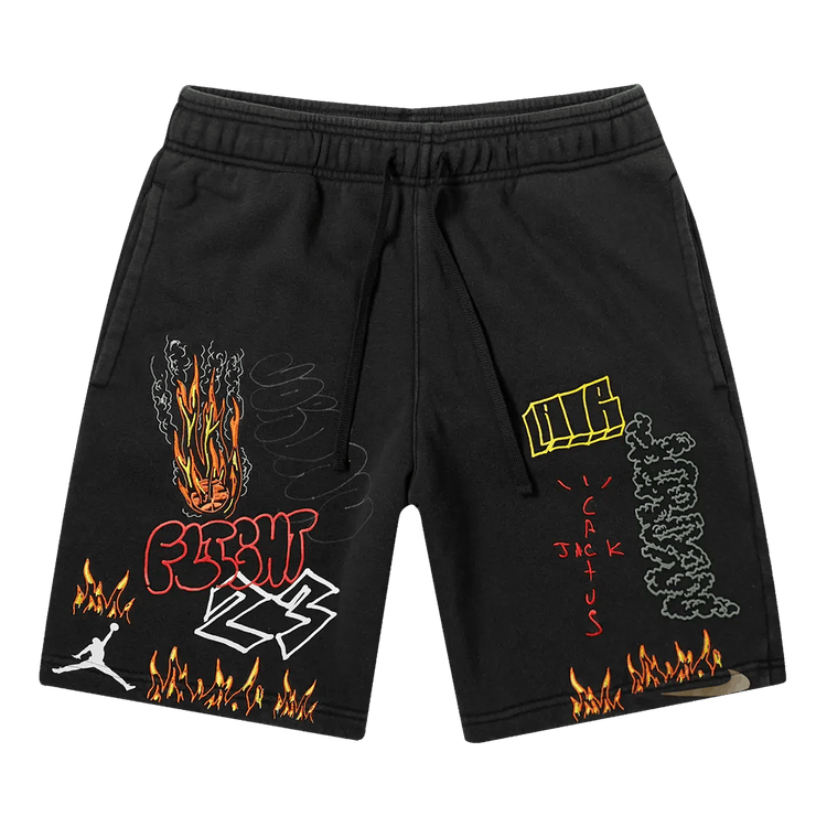 Cactus Jack by Travis Scott x Air Jordan MJ Fleece Short "Black"