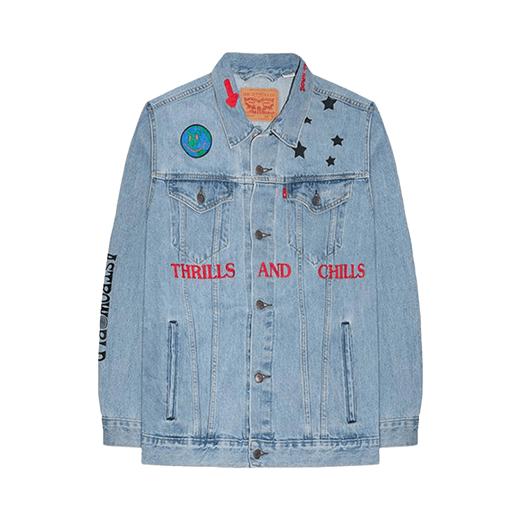Cactus Jack by Travis Scott Astroworld x Levi's Denim Jacket 'Blue'